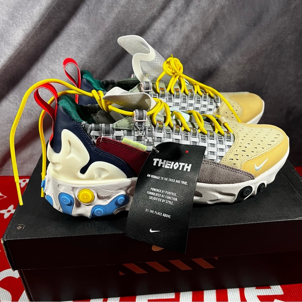 ❤️! BNIB Nike react sertu multicolor size 7.5 mens 9 womens